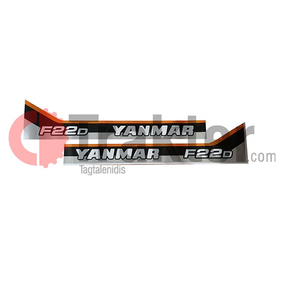 STICKERS BONNET SET YANMAR F22 - Trakter.com