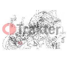 FUSIBLE DE DINAMO 50A KUBOTA ORIGINAL 35080-34530