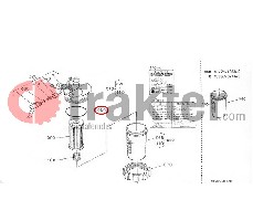 Trakter.com - FUEL FILTER ORING ORIGINAL KUBOTA 16271-43570 1G311-43570