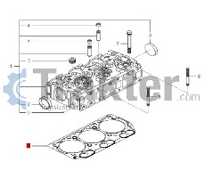 ΦΛΑΝΤΖΑ ΚΕΦΑΛΗΣ ΜΕΤΑΛΛΙΚΗ ORIGINAL ISEKI 6211-141-057-10