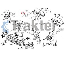 LIGHTS WAY BACK SCREW ORIGINAL KUBOTA 03614-50614