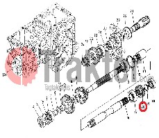 GEAR PTO 17 TEETH USED