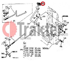 PEDAL COVER ORIGINAL KUBOTA