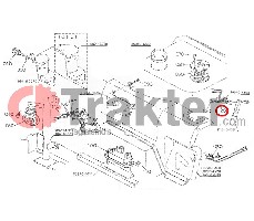 REVERSE SWITCH LEVER ORIGINAL KUBOTA ta040-43900