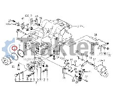 HYDRAULIC PISTON ORING ORIGINAL ISEKI V720-115-706-50